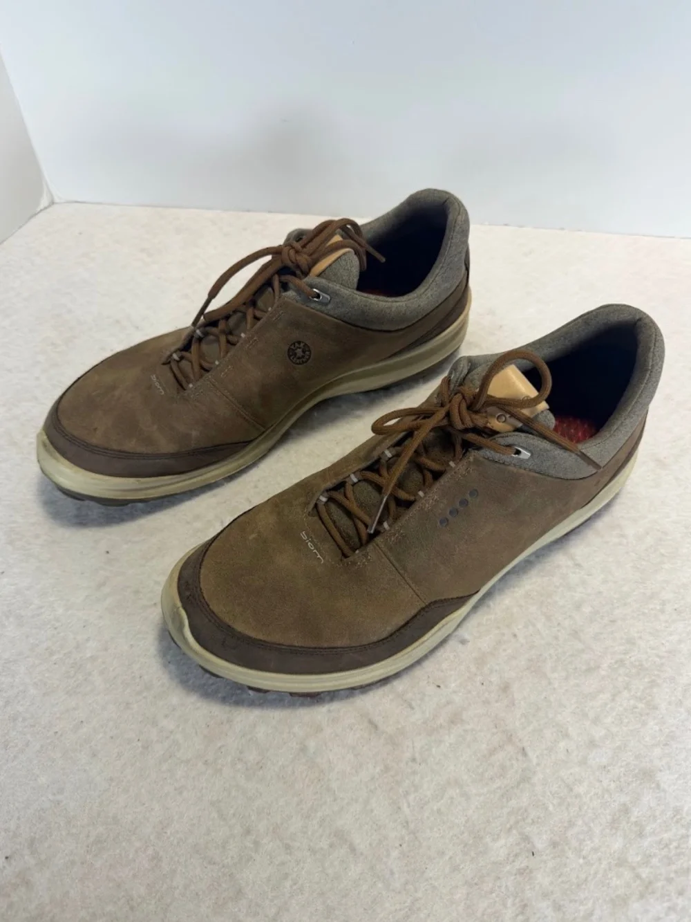 ECCO Golf BIOM Hybrid Yak Leather Gore-Tex Shoes Men's 11 - Picture 1 of 10